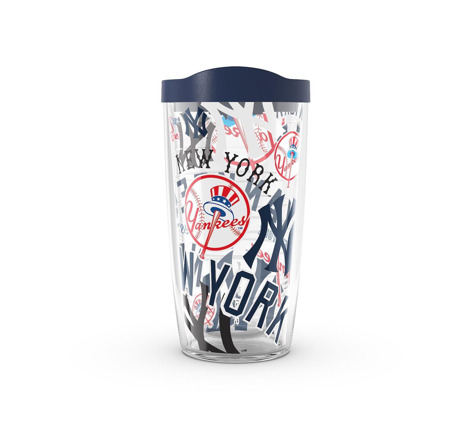 Термокружка Tervis Tumbler New York Yankees 16oz. All Over Wrap With Lid