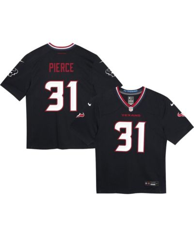 Детская игровая джерси Nike Dameon Pierce Navy Houston Texans