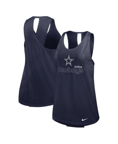 Женский спортивный топ Nike Dallas Cowboys Plus Size, темно-синий