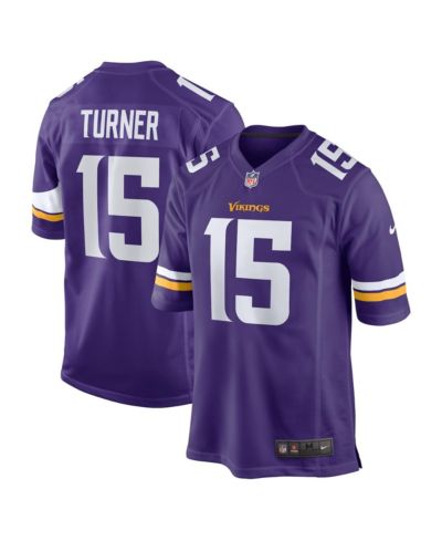 Nike Men's Dallas Turner Purple Minnesota Vikings 2024 NFL Draft First Round Pick Player Game Jersey