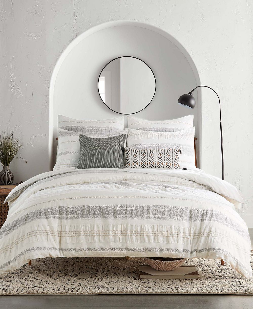 Levtex Home Pickford Tribal Stripe комплект из 3 предметов для пододеяльника, King/California King
