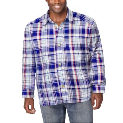 Navy plaid