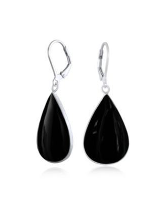 Серьги-подвески Bling Jewelry из серебра с перламутром и CZ