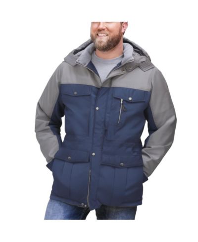 Navy steel colorblock