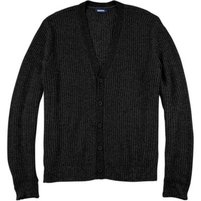 Мужской кардиган KingSize Shaker Knit с V-образным вырезом