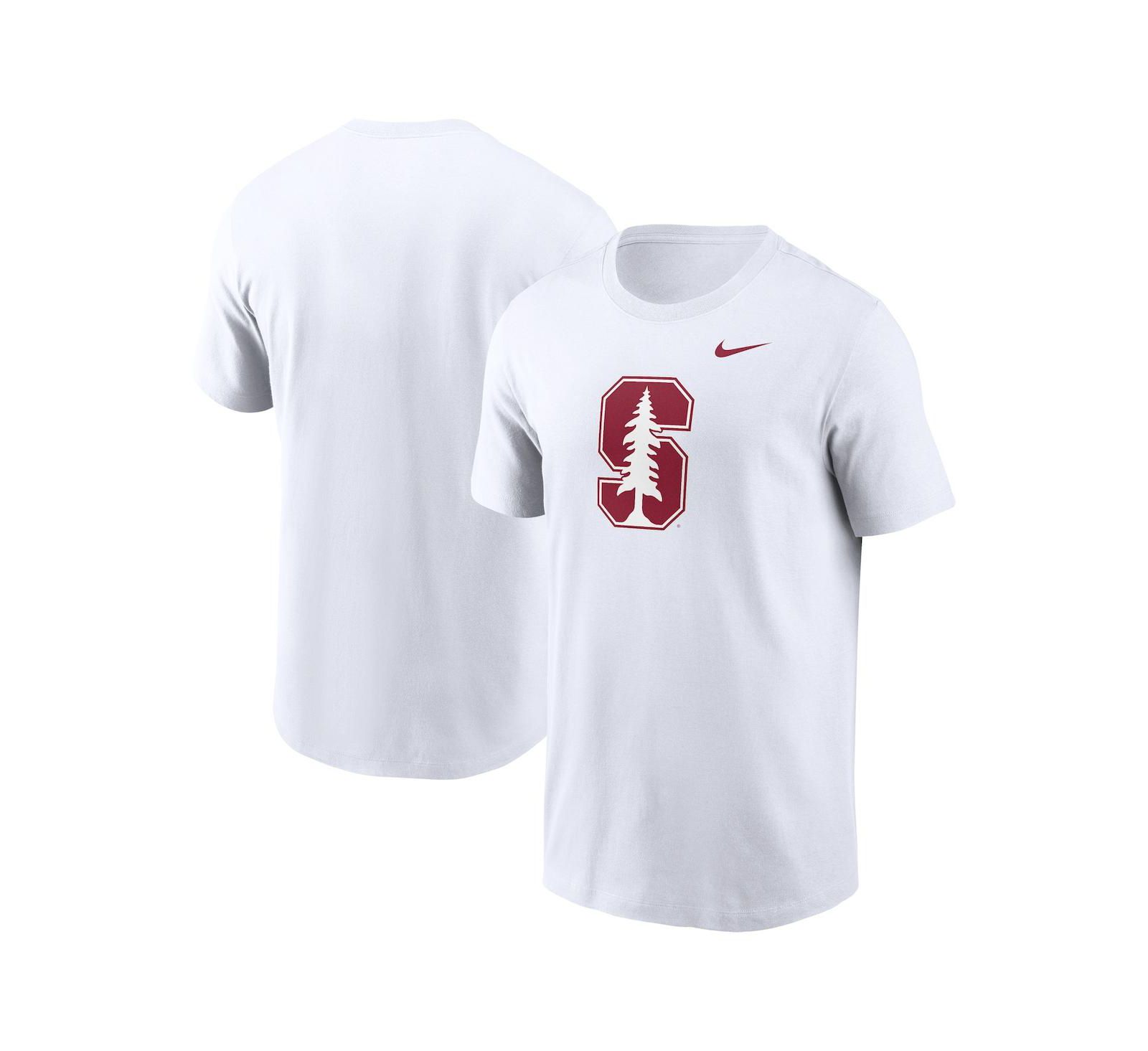 Nike Men's White Stanford Cardinal Primetime Evergreen Logo T-Shirt