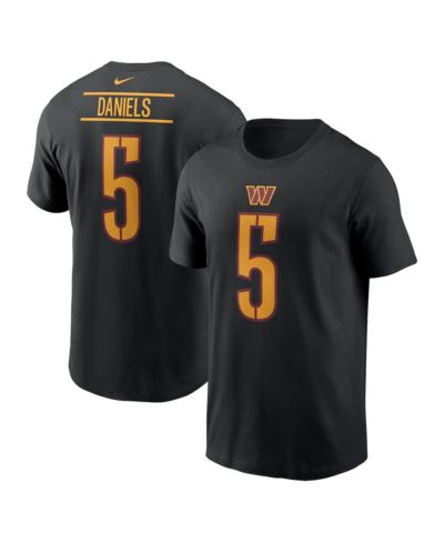 Мужская футболка Nike Jayden Daniels Washington Commanders 2024 NFL Draft черная