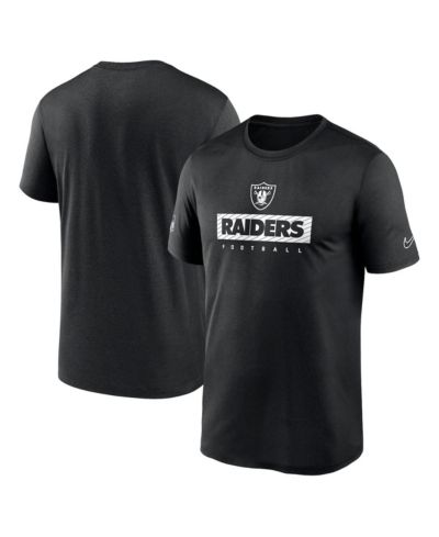 Мужская спортивная футболка Nike Las Vegas Raiders Sideline Legend Performance, черная