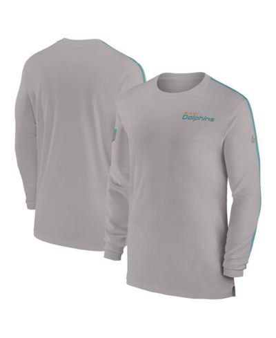 Nike Мужская футболка с длинным рукавом Miami Dolphins Sideline Coach