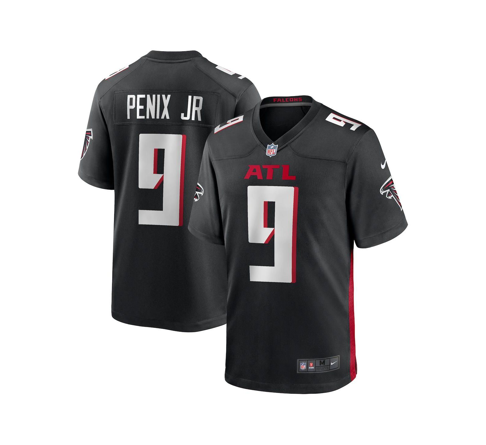 Nike Men's Michael Penix Jr. Black Atlanta Falcons 2024 NFL Draft First Round Pick Player Game Jersey