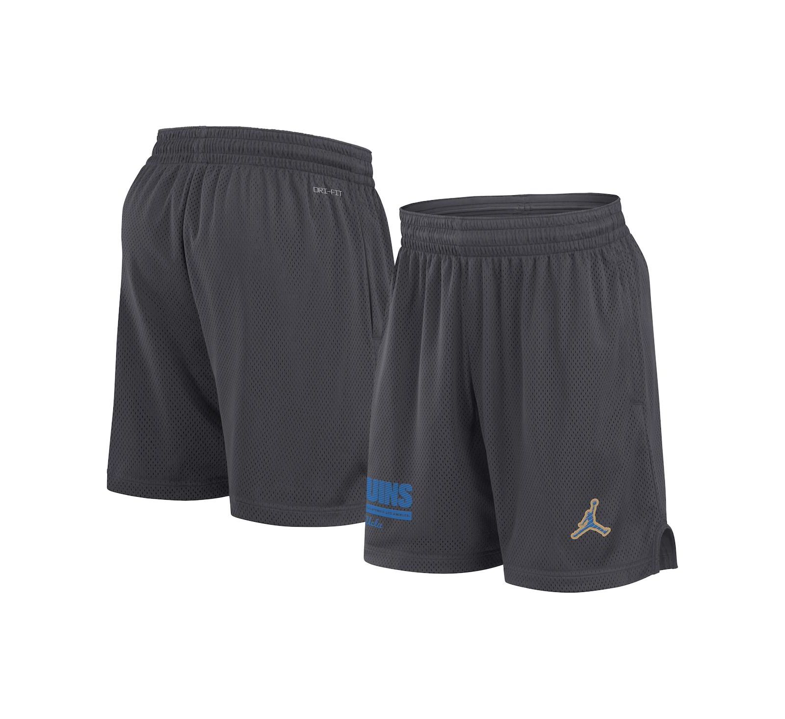 Мужские сетчатые шорты Jordan Anthracite UCLA Bruins 2024 Sideline