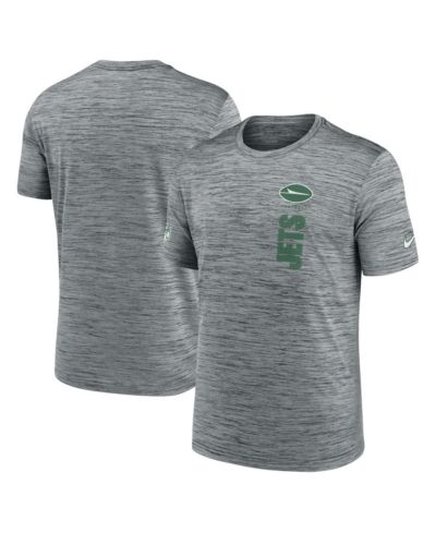 Мужская футболка Nike New York Jets 2024 Sideline Velocity Performance серая