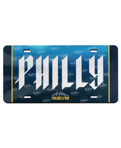 Wincraft Philadelphia Phillies City Connect Metallic номерной знак