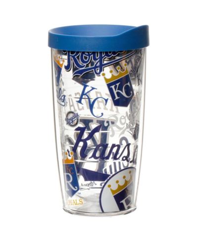Термокружка Tervis Tumbler Kansas City Royals 16oz. All Over Wrap с крышкой