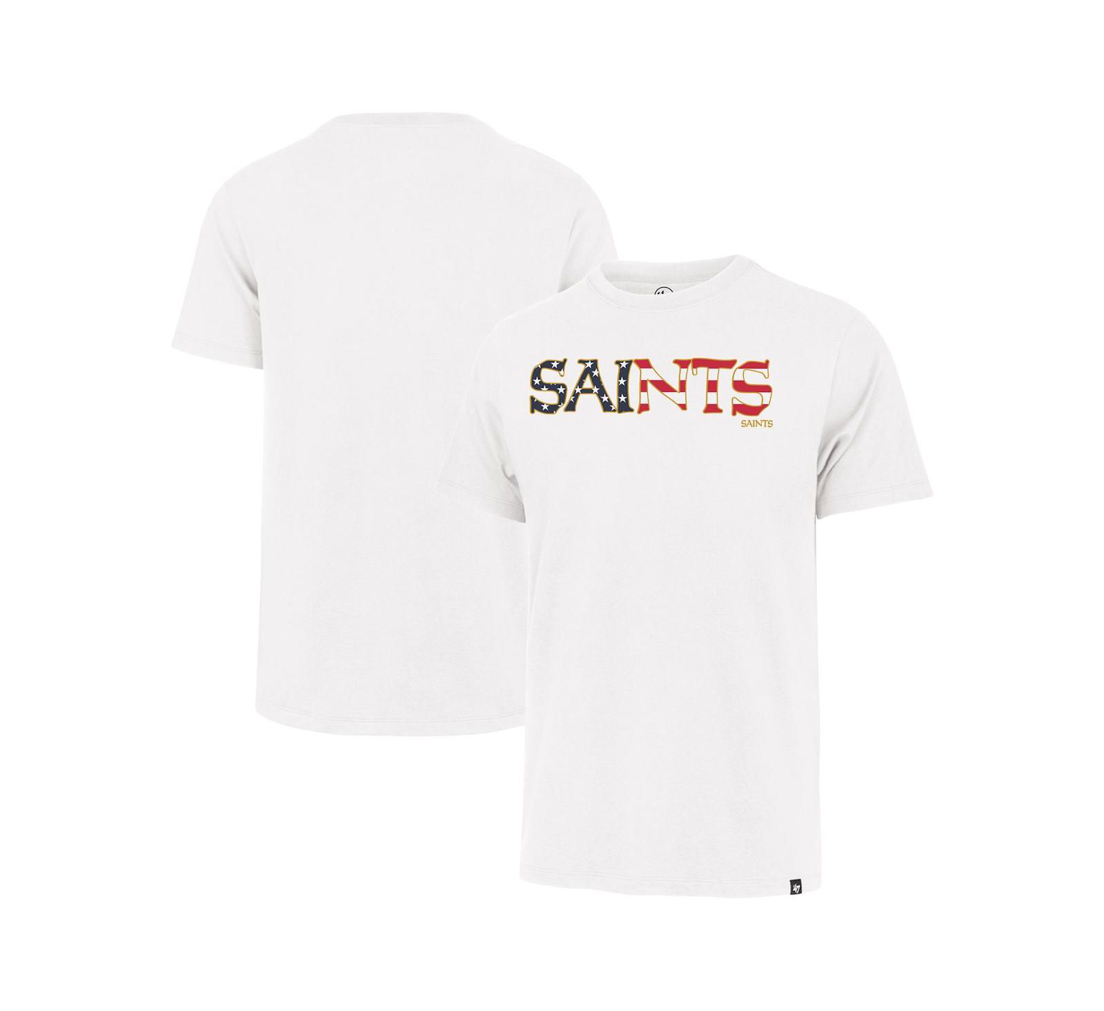 '47 Brand Мужская футболка Franklin Script New Orleans Saints White