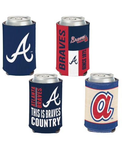Wincraft набор охлаждающих чехлов для банок Atlanta Braves, 4 шт, 12oz.
