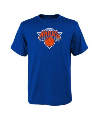 Outerstuff Big Boys and Girls Royal New York Knicks Primary Logo T-Shirt