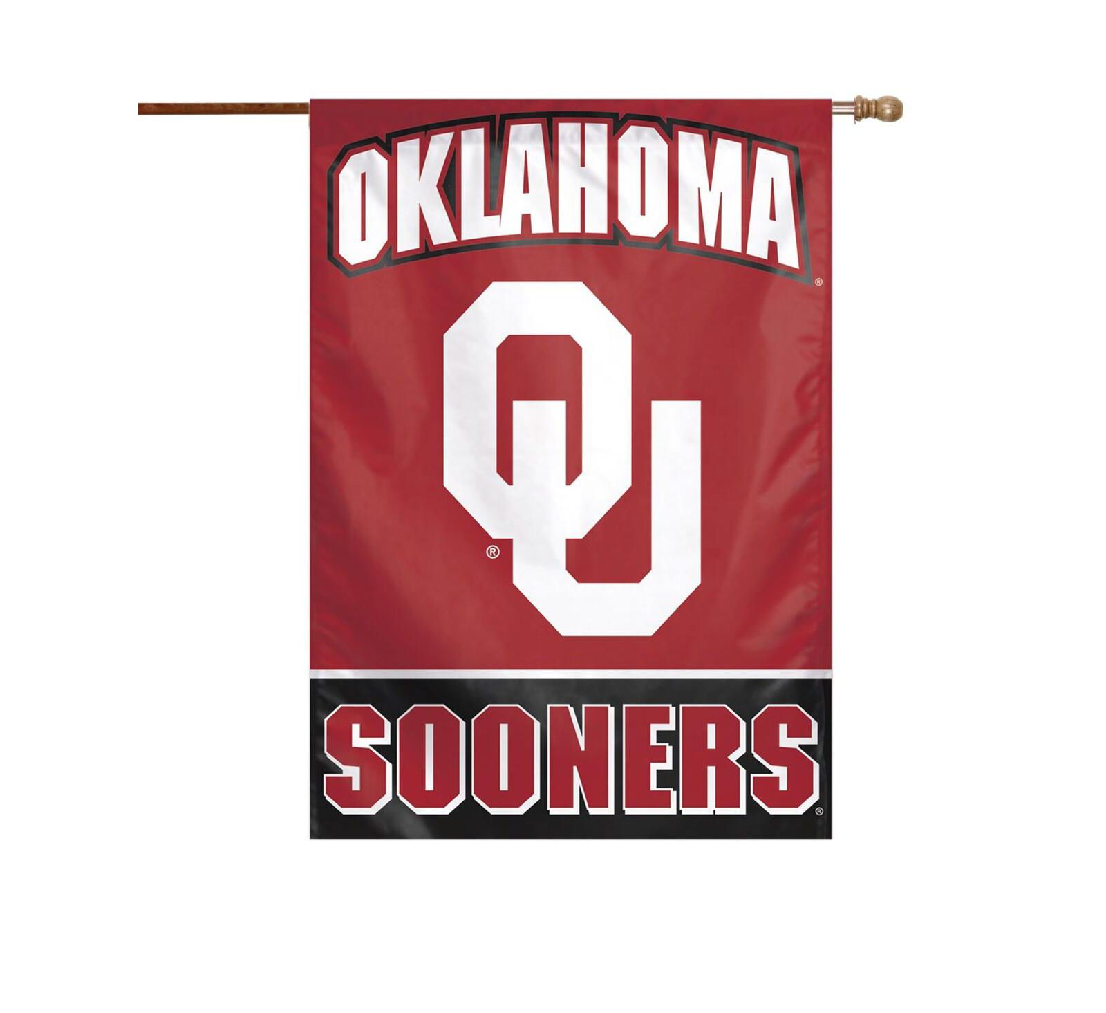 WinCraft Oklahoma Sooners 28" x 40" Full Name Single-Sided Vertical Banner