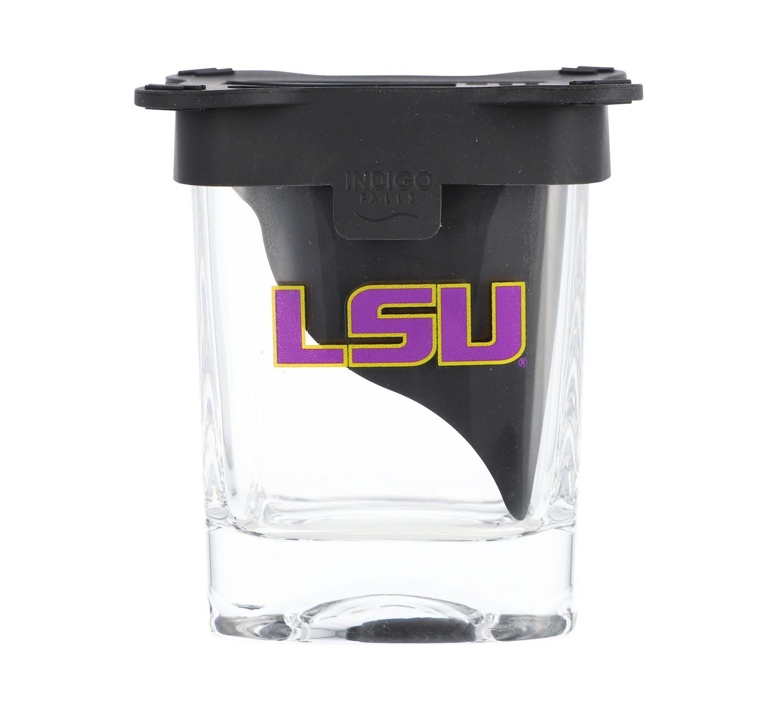 Indigo Falls LSU Tigers 10oz. Ice Wedge Glass