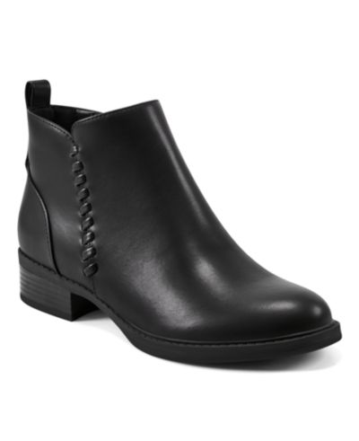 Easy Spirit Women's Lorand Almond Toe Block Heel Booties
