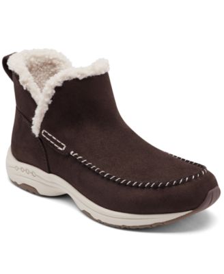 Easy Spirit Women's Tuva Cozy Pull-On Booties