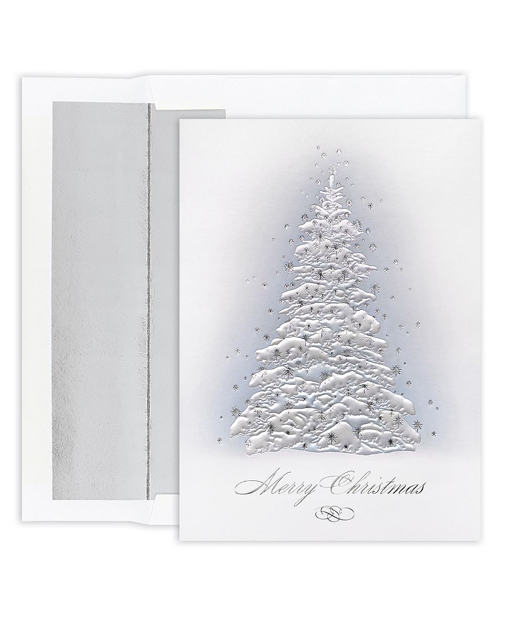 Masterpiece Studios Frosted Tree Holiday Boxed Cards