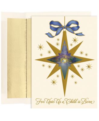 Masterpiece Studios Nativity Star Holiday Boxed Cards открытки