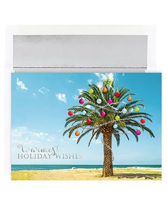 Masterpiece Studios Decorated Palm Tree Holiday Boxed Cards