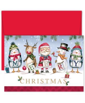 Рождественские открытки Masterpiece Studios Santa And Friends