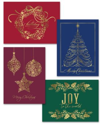 Masterpiece Studios Набор праздничных открыток Holiday Gold Assortment