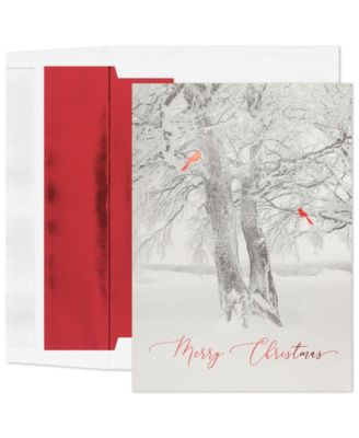 Masterpiece Studios Cardinal Tree праздничные открытки в коробке