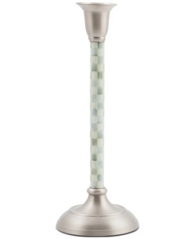 Подсвечник Mackenzie-Childs Sterling Check Medium Candlestick