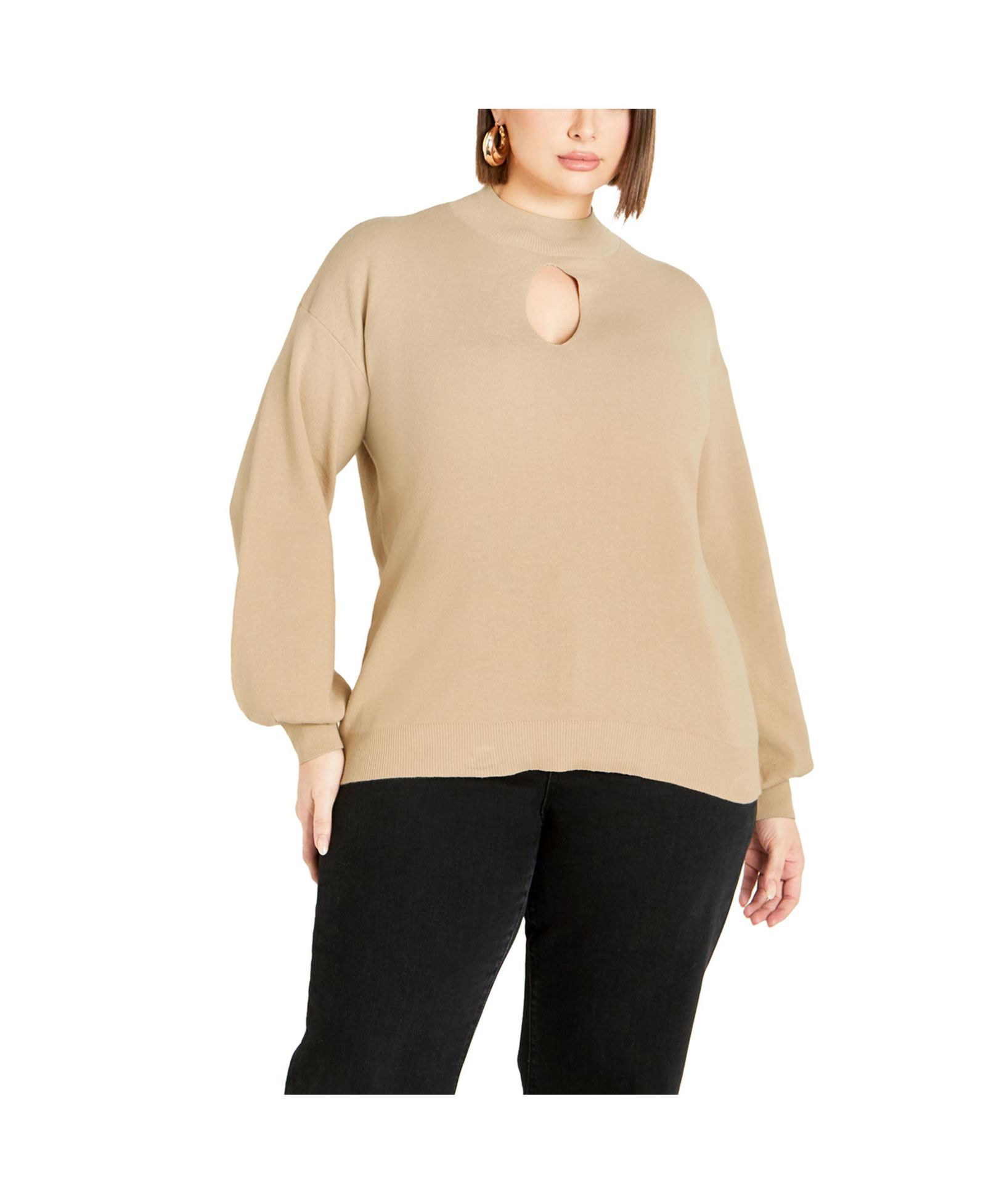 Женский свитер CITY CHIC Plus Size Evelyn