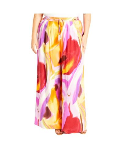 Женские брюки CITY CHIC Plus Size Esme Print