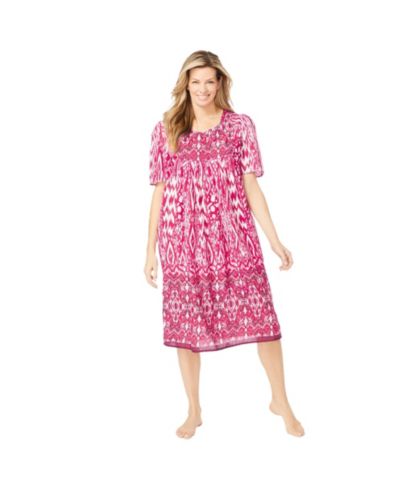 Pink burst ikat