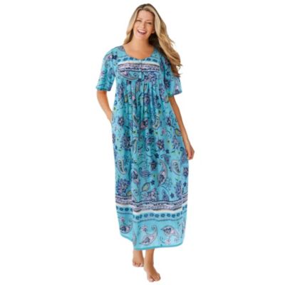 Caribbean blue paisley