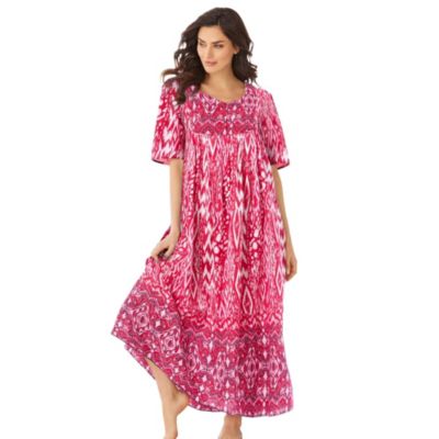 Pink burst ikat