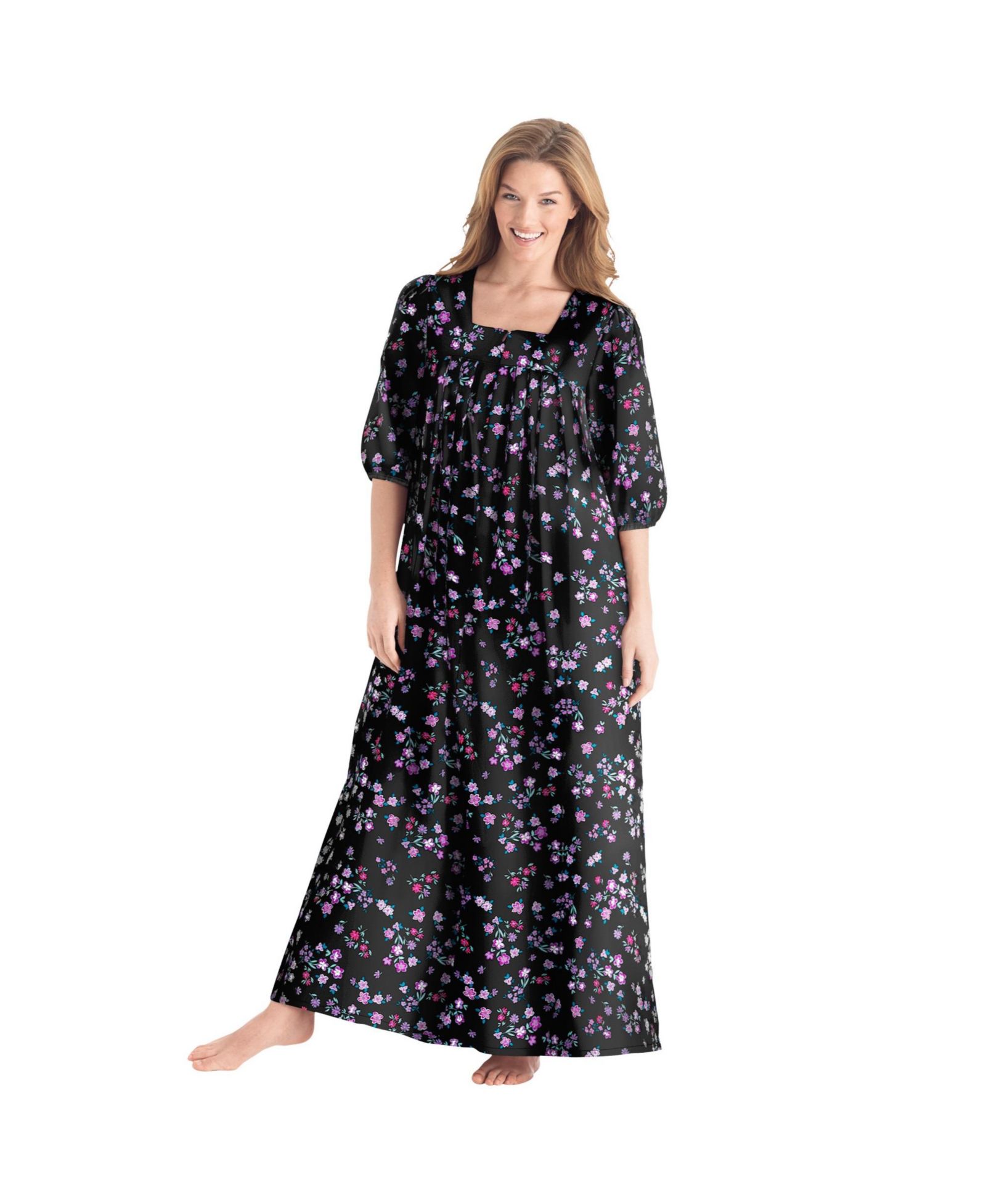 Only Neccessities Plus Size Only Necessities Print Lounger