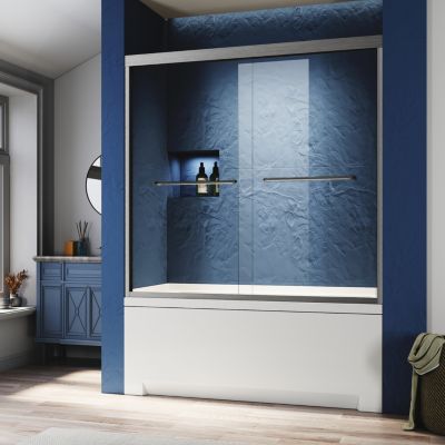 Streamdale Furniture Premium Tempered Glass Shower Door with Handles