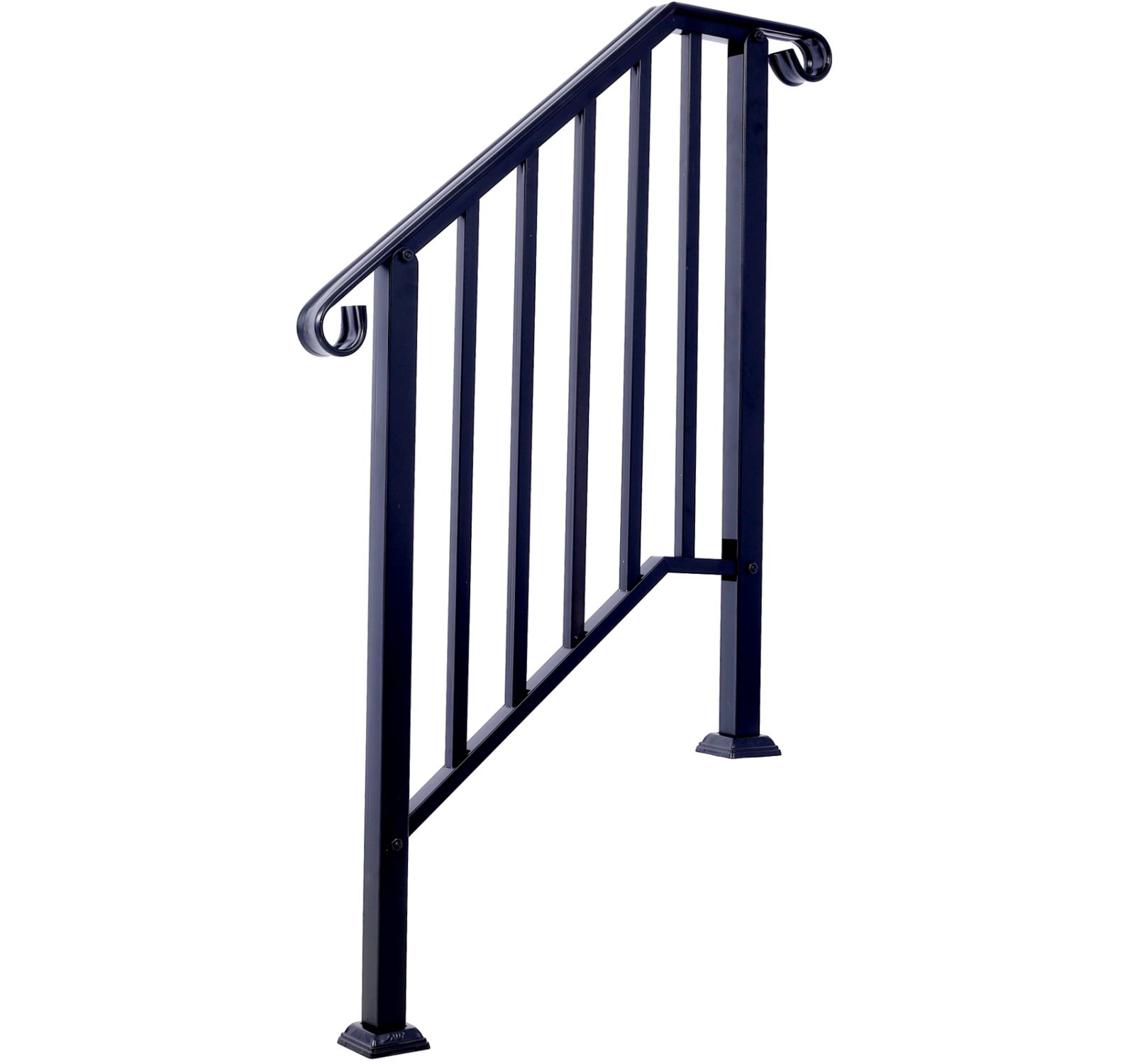Streamdale Furniture поручень для бетонных ступеней 3-Step из стали, черный