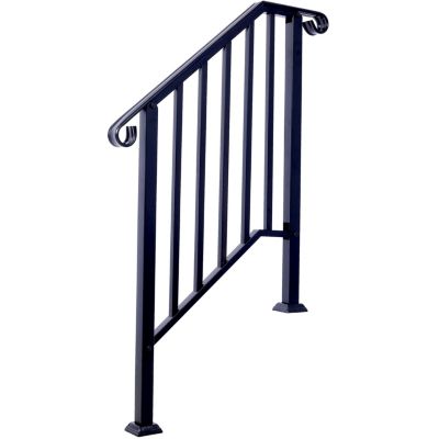 Streamdale Furniture поручень для бетонных ступеней 3-Step из стали, черный