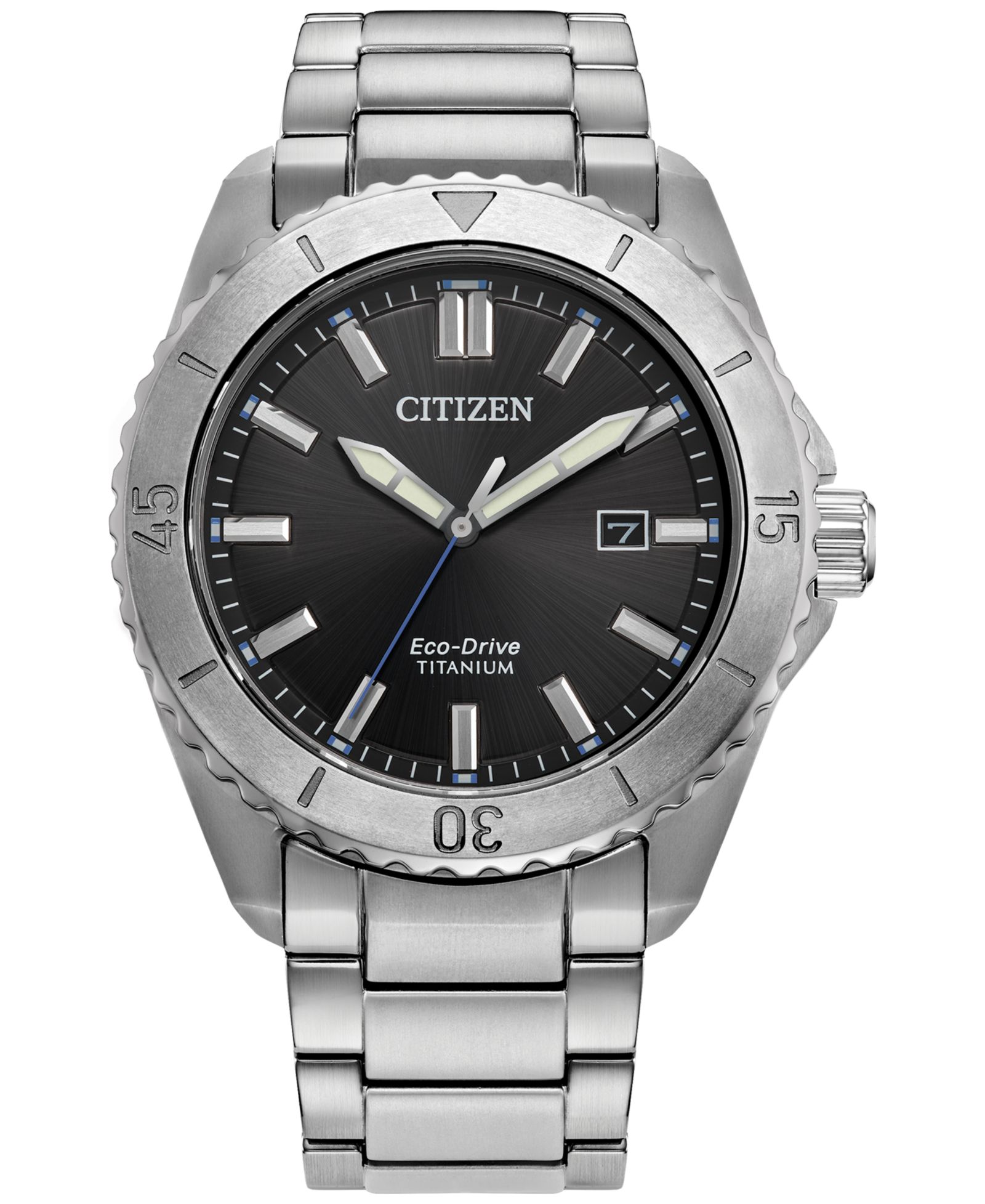 Citizen Eco-Drive Мужские часы Brycen Super Titanium, 41mm