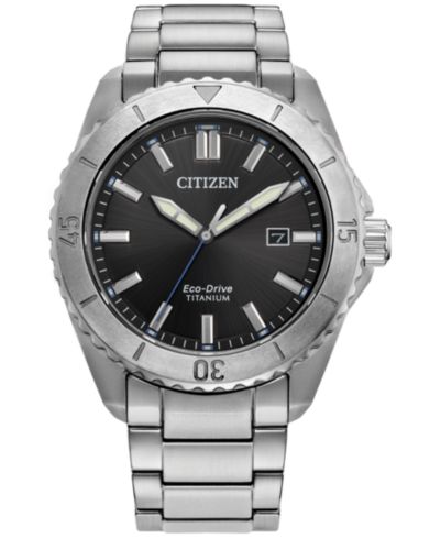 Citizen Eco-Drive Мужские часы Brycen Super Titanium, 41mm