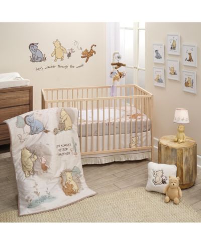 Lambs & Ivy Lambs and Ivy Disney Baby Pooh Bear and Pals Cotton 3Piece Nursery Crib Bedding Set