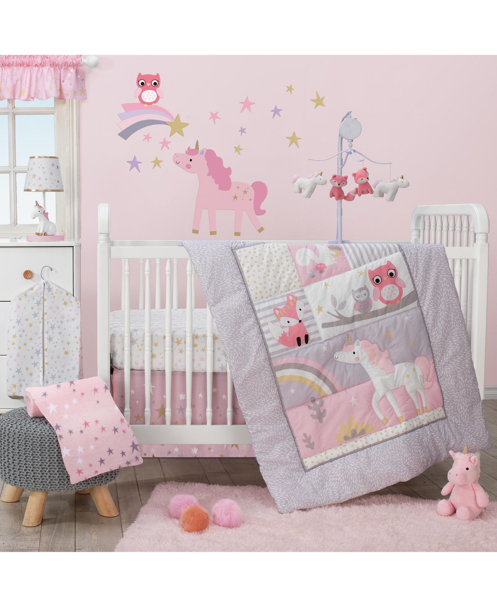 Детский комплект постельного белья Bedtime Originals Rainbow Unicorn