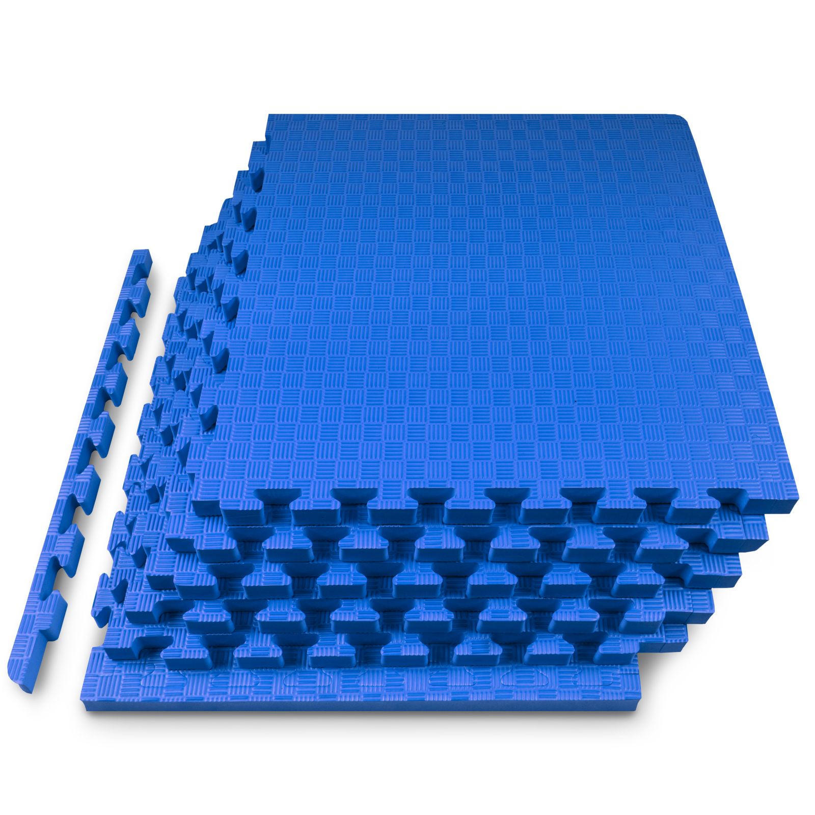 Коврик для фитнеса ProsourceFit Checkered Puzzle Exercise Mat 1-in, 24 Sq Ft - 6 Tiles