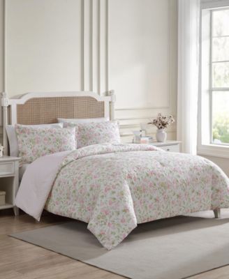 Комплект из 3 предметов Laura Ashley Morning Gloria Reversible Comforter Set
