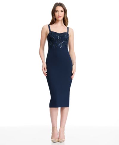Dress the Population Women's платье облегающее с пайетками Silvia