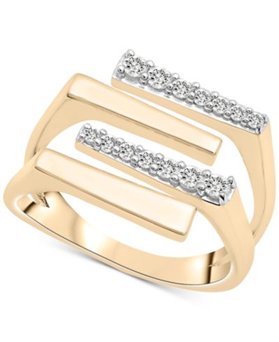 Wrapped™ Кольцо с бриллиантами в 10k Gold