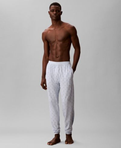 Calvin Klein Мужской современный хлопковый джоггер для пижамы с логотипом